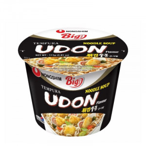 Лапша "Big Bowl Noodle Udon" Темпура, Нонгшим, 111гр