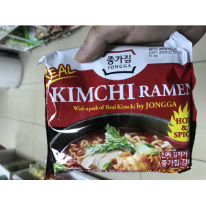 Лапша быстрого приготовления  Kimchi Ramen JONGGA