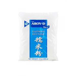 Мука клейкая рисовая Aroy-D в пластиковой упаковке, 400г