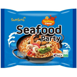 Лапша быстрого приготовления со вкусом морепродуктов Seafood party 125г